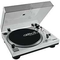 10603043 Dj Turntable Plattenspieler Plattenspieler De Portable Belt Drive Silver -