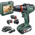 Bohrmaschine Bosch Lithium-batterie 18v. Advaced Impact 18 + Koffer Und Zubeh&ouml;r