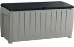 Novel Aufbewahrungsbox - 124x55x62.5cm - 340 Liter Fassungsverm&ouml;gen - Kunststoff -