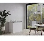 K&uuml;che Minik&uuml;che Singlek&uuml;che K&uuml;chenzeile Pantry Wei&szlig; Levin 100 Cm Respekta