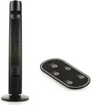 S&auml;ulenventilator Mit Timer + Fernbedienung, 3 Stufen, Schwenkbar, 45 Watt