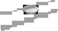 Kaldewei - Miena Waschtisch-schale, 3181, Rund, Ohne &Uuml;berlauf,