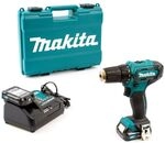 Akku-bohrschrauber Df333dsae 12v 2x2,0ah Akku + Lader Im Handwerkerkoffer -...