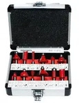 Holzmann - Maschinen Ofs12 Fr&auml;sset Schaftdurchmesser 8 Mm 12teilig
