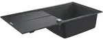 Grohe - Abw&auml;schen - Kompositsp&uuml;le K400 Mit Ablaufgarnitur, 100x50 Cm Granit Schwarz