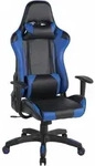 Gaming B&uuml;rostuhl Miracle Kunstleder Schwarz/blau