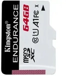 Microsd-card High Endurance, 64 Gb - Kingston