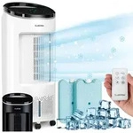 Klarstein Rafraichisseur D'Air Mobile 4 En 1, Refroidisseur D'Air Par Evaporation,