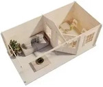 5-eck Gartenhaus Mosel Gartenhaus Aus Holz, Holzhaus Mit 28 Mm Wandst&auml;rke Inklusive