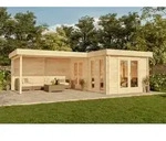 Alpholz Flachdach Gartenhaus Modell Quinta Iso Gartenhaus Aus Holz, Holzhaus Mit 44