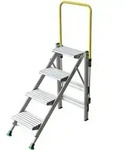 Stehleiter 4 Stufen - Maximale Arbeitsh&ouml;he 2.96m - Po-4/m