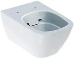 Geberit Smyle Square Wand-wc Tiefsp&uuml;ler Geschlossene Form Rimfree, Wei&szlig; Keratect