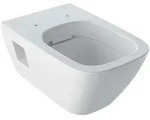 Renova Nr. 1 Plan Wand-wc Tiefsp&uuml;ler, Sp&uuml;lrandlos, - Geberit