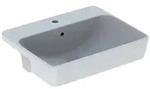Geberit Variform Halbeinbauwaschtisch Quadratisch, 550x450mm, Mit