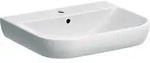 Keramag - Geberit Smyle - Waschtisch 60x48 Cm, Mit &Uuml;berlauf, 1 Hahnloch, Wei&szlig;