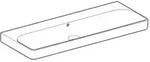 Keramag - Geberit Smyle Square Waschtisch 500225, 120x48cm, Ohne Hahnloch,