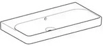 Keramag - Geberit Smyle Square Waschtisch 500250, 90x48cm, Ohne Hahnloch,