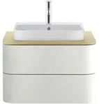 Duravit - Happy D.2 Plus Aufsatzbecken, 1 Hahnloch, 500x400 Mm,