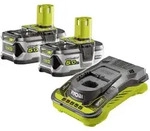 Ryobi Ultra-schnellladeger&auml;t Und 18v Batterien Set