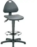 Interstuhl Arbeitsdrehstuhl Isitec Bodengleiter + Fu&szlig;ring - 9613-2000