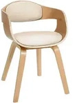 Besucherstuhl Kingston Kunstleder Natura/creme