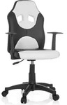 Kinderschreibtischstuhl / Kinderstuhl Kid Game Al Schwarz/weiss Hjh Office
