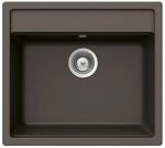 Schock Einbaubecken Cristadur Mono N-100 A Bronze Bro Exzenterbedienung