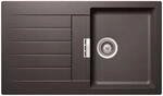 Schock Einbausp&uuml;le Cristadur Signus D-100 A Bronze Bro Exzenterbedienung