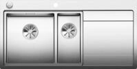 Blanco Einbausp&uuml;le Divon Ii 6 S-if Edelstahl Seidenglanz Infino Ablauf Becken