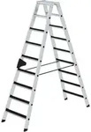 G&uuml;nzburger Steigtechnik - Stufen-stehleiter Beidseitig Begehbar Mit Clip-step 2 X 9