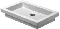 Duravit 2nd Floor Aufsatzbecken 58 Cm, Innenbecken Wei&szlig;,