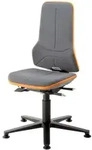 Bimos - Arbeitsstuhl Neon Orange,ohne Polster Sitzh&ouml;he 450-620 Mm Mit Gleiter