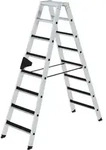 G&uuml;nzburger Steigtechnik - Stufen-stehleiter Beidseitig Begehbar Mit Clip-step 2 X 8