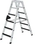 Munk Stehleiter Beidseitig Begehbar Mit Clip-step 2x6 Stufen