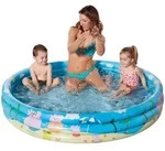 Happy People - Peppa Pig Wutz 3-ring Pool Kinder Planschbecken 150x25cm