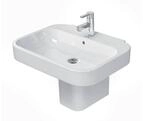 Duravit - Waschtisch Happy D.2 65cm Mit &Uuml;berlauf, Mit Hahnlochbank,