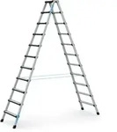 Comfortstep B Stufen-stehleiter Mit Gepolsterter Stufen-vorderkante, Beidseitig