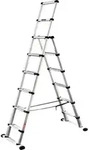 G&uuml;nzburger Steigtechnik - Teleskop-kombileiter Combi Line 6 + 2 Stufen Nutzbar Als