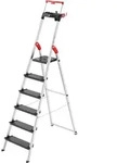 Hailo L100 Topline, Alu-sicherheits-stehleiter, 6 Stufen