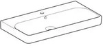 Geberit - Smyle Square Waschtisch 500251, 90x48cm, Mit Hahnloch Und