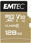 Emtec Microsd Card 128gb Sdxc Cl.10 V30 Pro + Adapter (ecmsdm128gxc10sp)