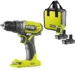 Ryobi - Kompakter 18v One+ Bohrschrauber - 2 Lithiumbatterien 2,0 Ah - 1,5 A