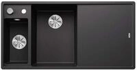 Blanco Einbausp&uuml;le Axia Iii 6 S Silgranit Infino Ablauf Becken Links Anthrazit 