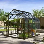 Vitavia Gew&auml;chshaus "dione 8300" Inkl. Stahlfundamentrahmen, Schwarz, 8,3 M2, 3 Mm