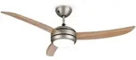 Klarstein - El Paso Deckenventilator 2-in-1: Ventilator & Deckenlampe &Oslash; 52" (132 Cm