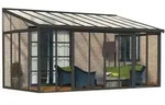 Palram - Canopia Aluminium Kaltwintergarten Sanremo Anthrazit 277x556x310 Cm