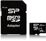 Silicon Power Microsdxc Elite 256 Gb Cl10 Uhs-1 (u1) Speicherkarte +