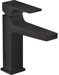 Metropol - Waschtischarmatur Mit Ablaufgarnitur Push-open, Schwarzmatt 32507670 -