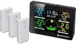 Bresser Thermometer/hygrometer Quadro Nlx 3 Sensore, Schwarz