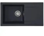 Respekta Einbausp&uuml;le Denver 78x43,5x17 Cm, Schwarz